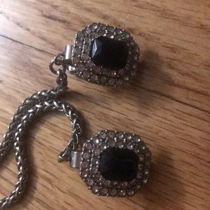 Men's tie Collar Pin chain